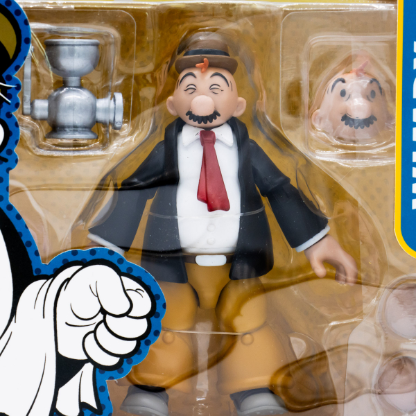 Hier ist die Actionfigur "J.Wellington Wimpy" in Nahaufnahme zu sehen.